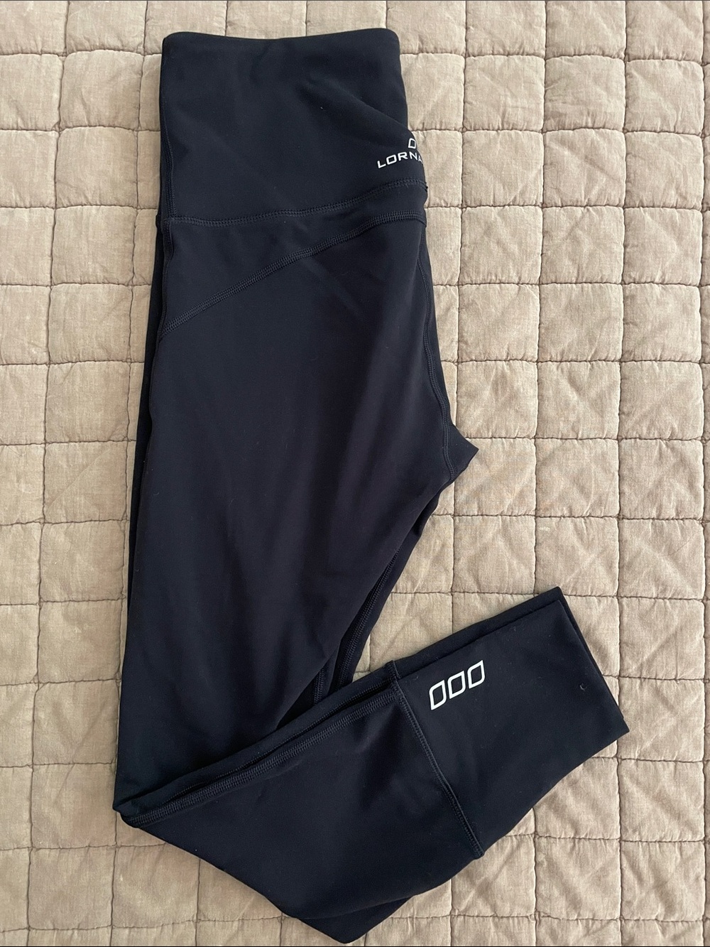 Lorna Jane Black High-Waist Active Leggings